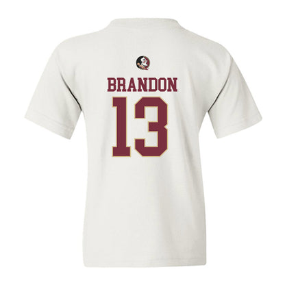 FSU - NCAA Women's Soccer : Mya Brandon - Fashion Shersey Youth T-Shirt-1