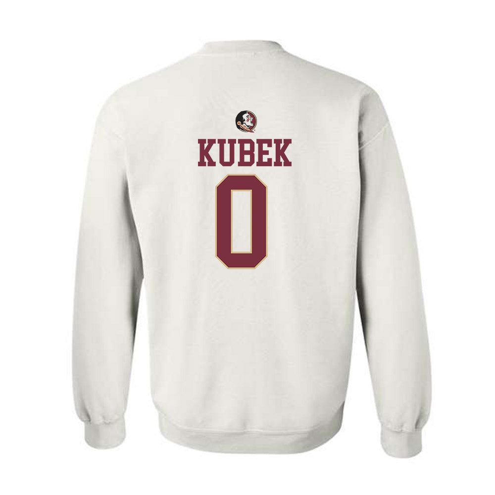 FSU - NCAA Women's Basketball : Allie Kubek - Fashion Shersey Crewneck Sweatshirt-1