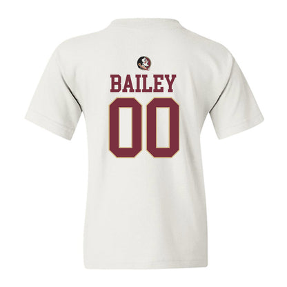 FSU - NCAA Baseball : Myles Bailey - Fashion Shersey Youth T-Shirt-1