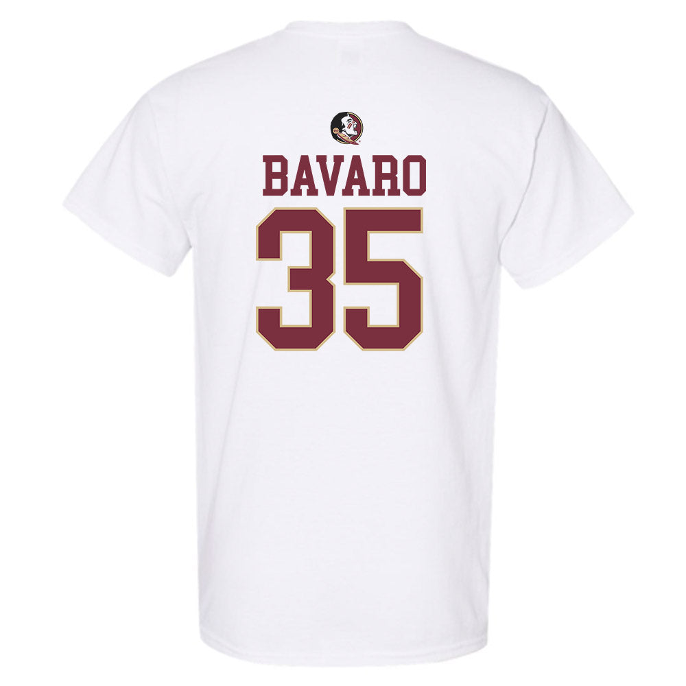 FSU - NCAA Baseball : Will Bavaro - Fashion Shersey T-Shirt-1