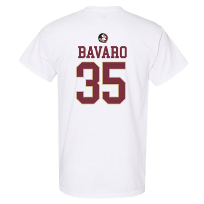 FSU - NCAA Baseball : Will Bavaro - Fashion Shersey T-Shirt-1