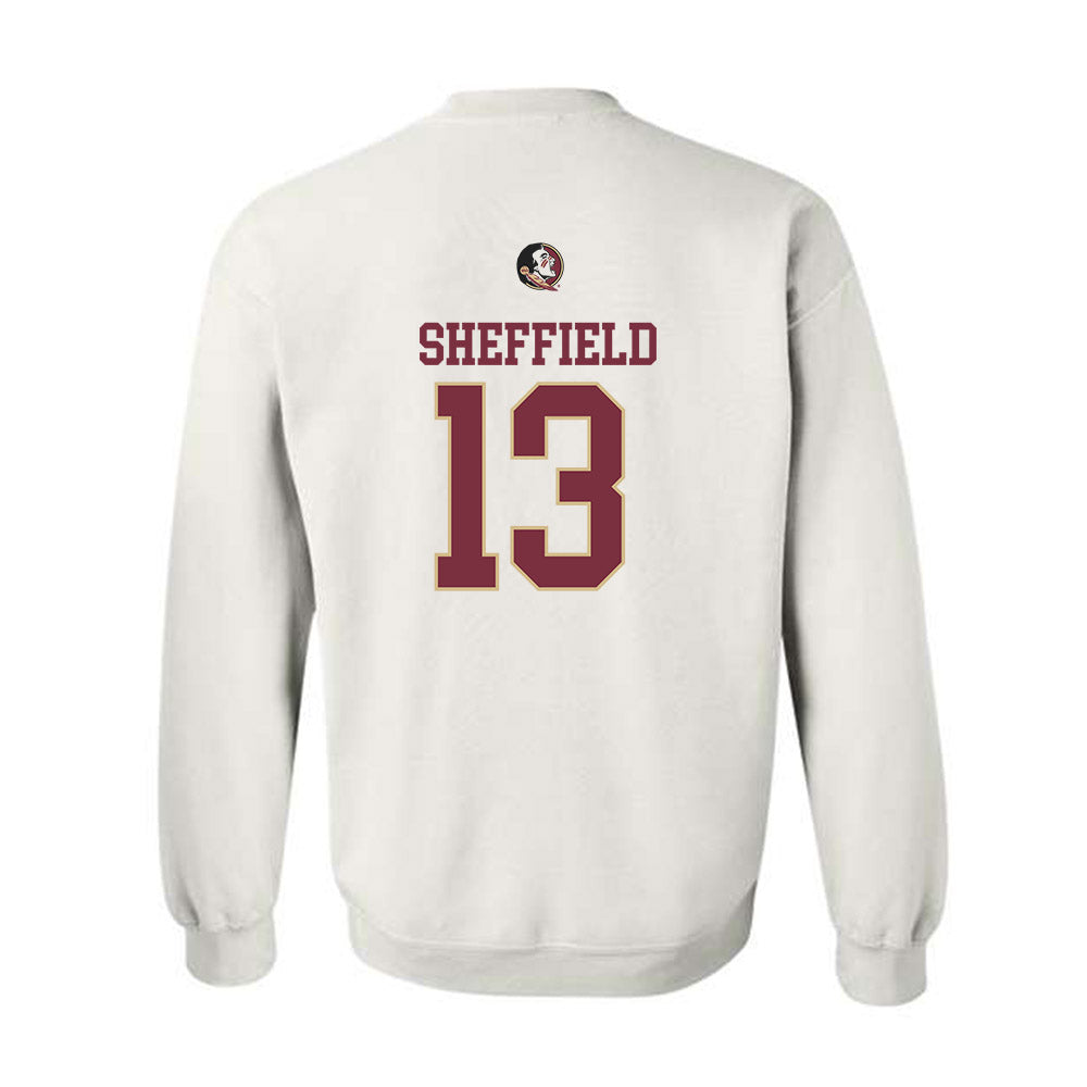 FSU - NCAA Baseball : Noah Sheffield - Fashion Shersey Crewneck Sweatshirt