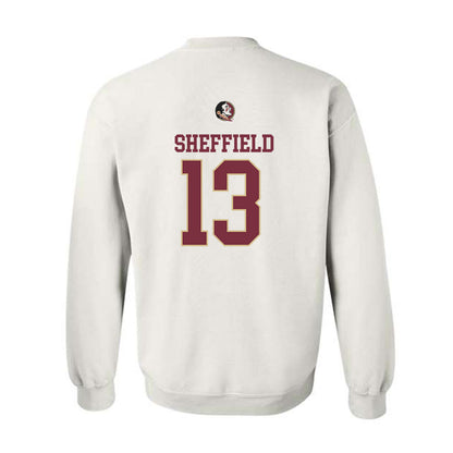 FSU - NCAA Baseball : Noah Sheffield - Fashion Shersey Crewneck Sweatshirt