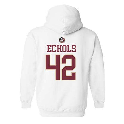 FSU - NCAA Baseball : Jacob Echols - Fashion Shersey Hooded Sweatshirt-1