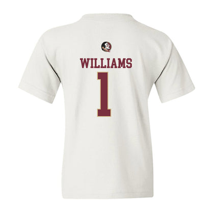 FSU - NCAA Baseball : Chase Williams - Fashion Shersey Youth T-Shirt-1