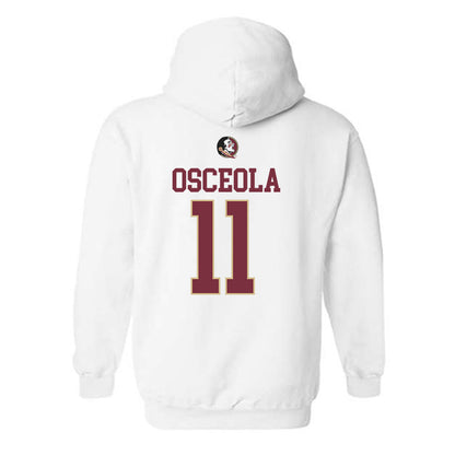 FSU - NCAA Men's Basketball : Xavier Osceola - Fashion Shersey Hooded Sweatshirt-1