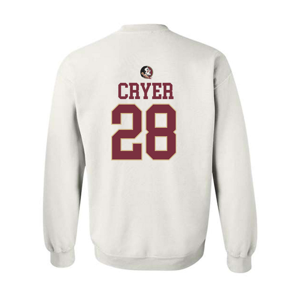 FSU - NCAA Football : Justin Cryer - Fashion Shersey Crewneck Sweatshirt