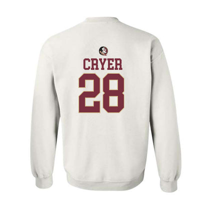 FSU - NCAA Football : Justin Cryer - Fashion Shersey Crewneck Sweatshirt