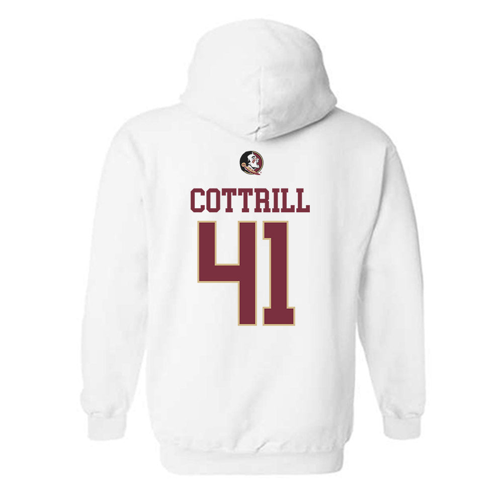 FSU - NCAA Football : AJ Cottrill - Fashion Shersey Hooded Sweatshirt-1