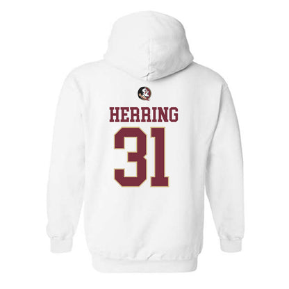 FSU - NCAA Football : Elijah Herring - Fashion Shersey Hooded Sweatshirt-1