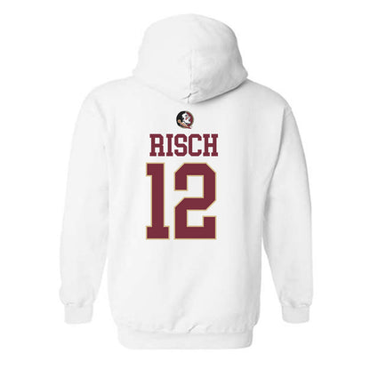 FSU - NCAA Women's Basketball : Emma Risch - Fashion Shersey Hooded Sweatshirt-1