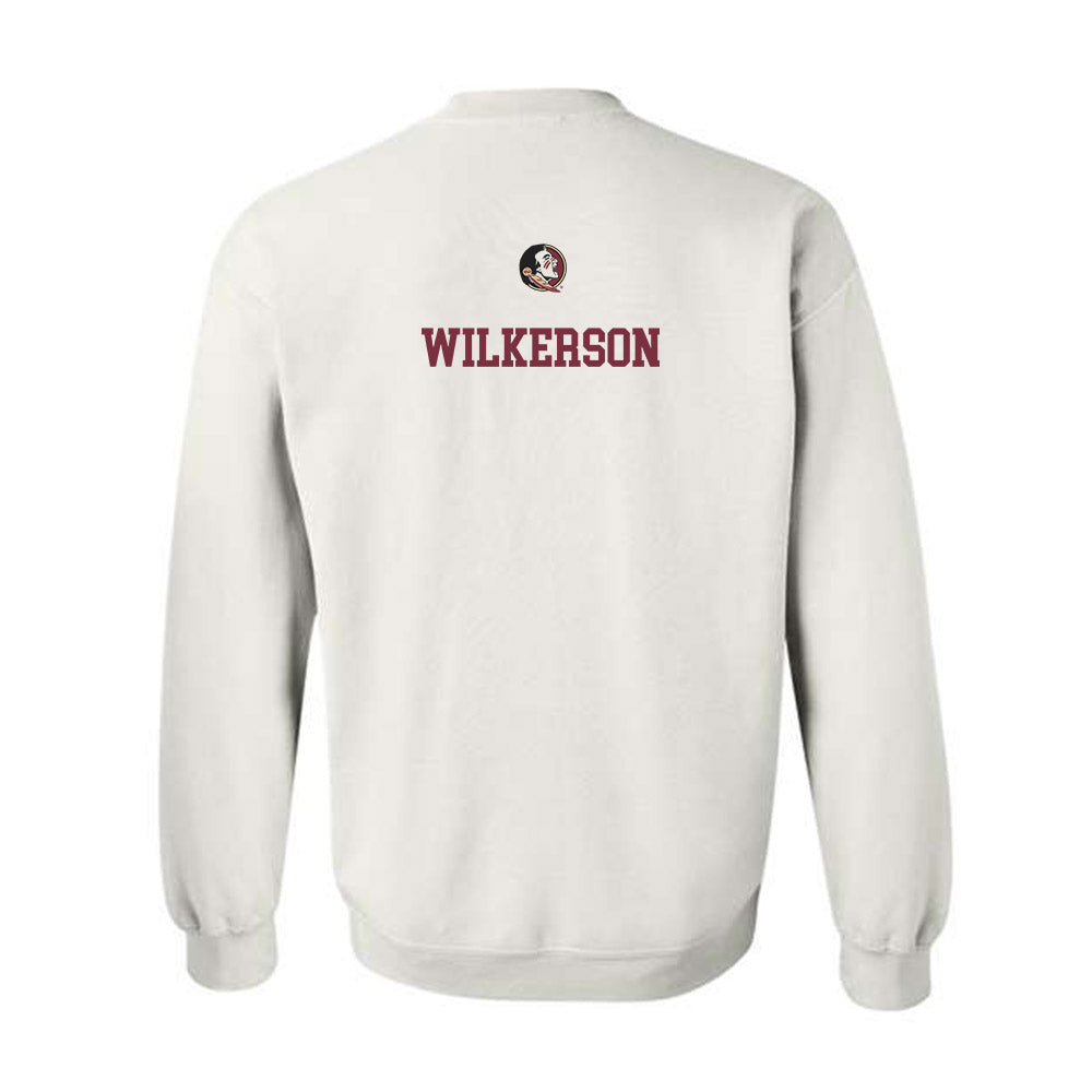 FSU - NCAA Men's Track & Field : British Wilkerson - Fashion Shersey Crewneck Sweatshirt-1