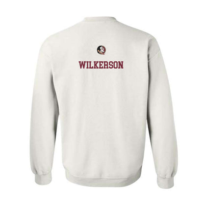 FSU - NCAA Men's Track & Field : British Wilkerson - Fashion Shersey Crewneck Sweatshirt-1