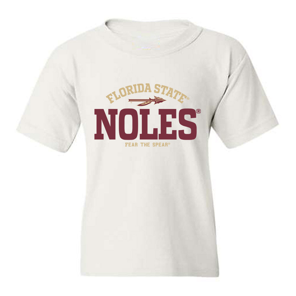 FSU - NCAA Men's Basketball : Lajae Jones - Fashion Shersey Youth T-Shirt-0