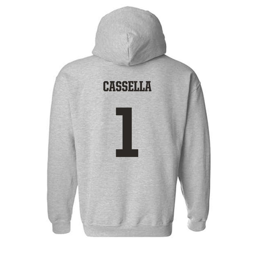 FSU - NCAA Women's Lacrosse : Sienna Cassella - Fashion Shersey Hooded Sweatshirt-1