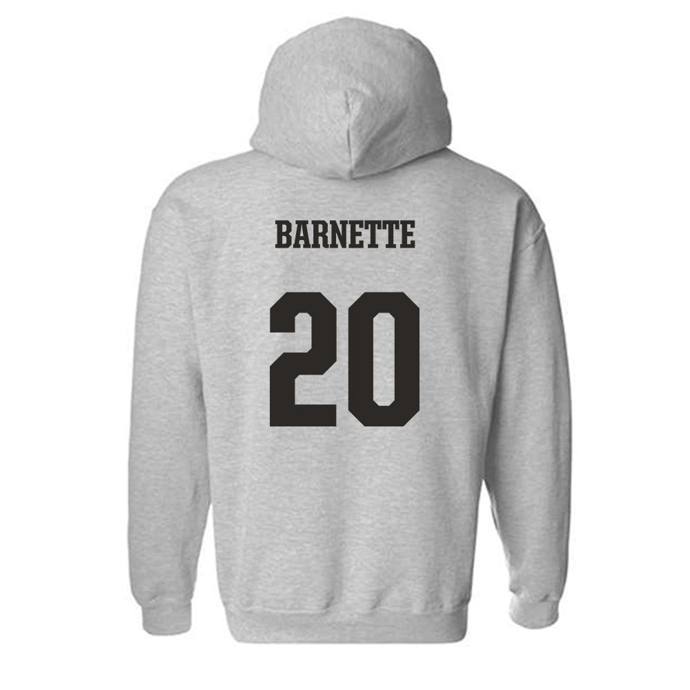 FSU - NCAA Women's Lacrosse : Emily Barnette - Fashion Shersey Hooded Sweatshirt-1