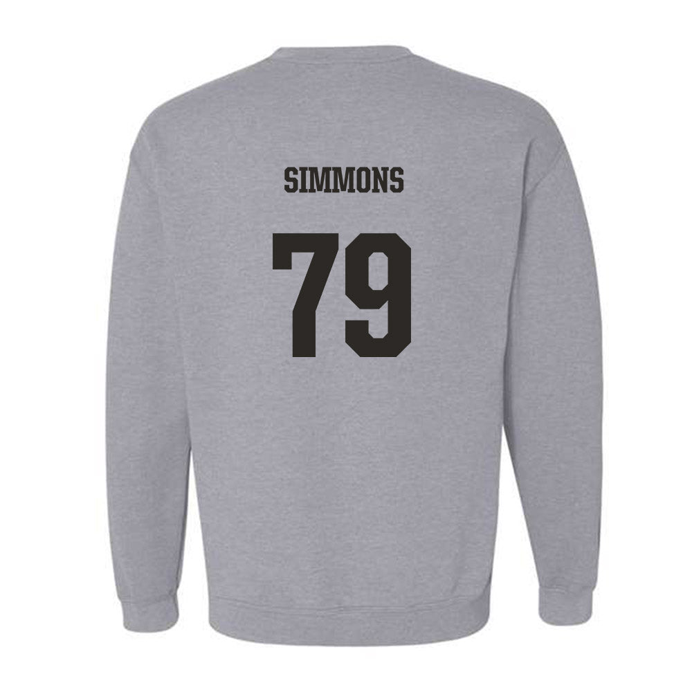 FSU - NCAA Football : Lucas Simmons - Fashion Shersey Crewneck Sweatshirt