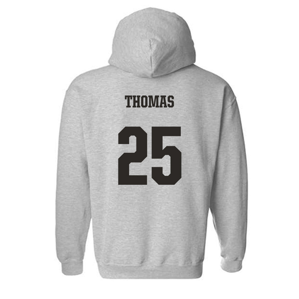 FSU - NCAA Men's Basketball : Justin Thomas - Fashion Shersey Hooded Sweatshirt-1