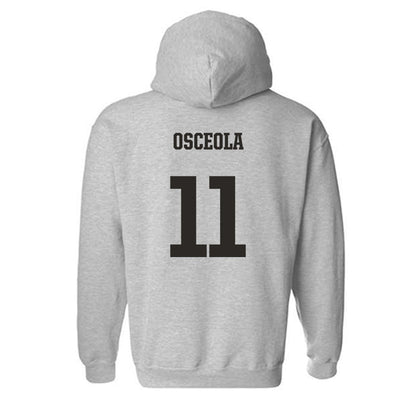 FSU - NCAA Men's Basketball : Xavier Osceola - Fashion Shersey Hooded Sweatshirt-1