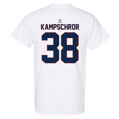 Virginia - NCAA Baseball : Dean Kampschror - Replica Shersey T-Shirt