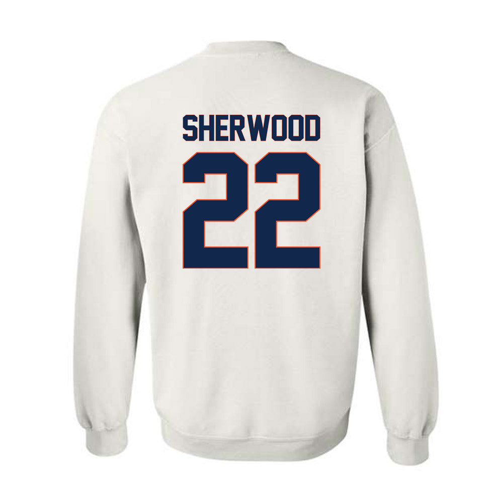 Virginia - NCAA Football : Devin Sherwood - Replica Shersey Crewneck Sweatshirt