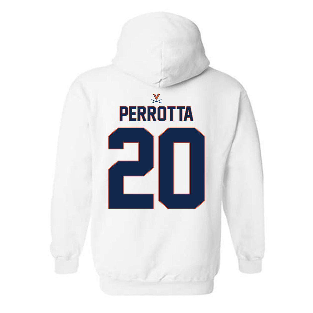 Virginia - NCAA Baseball : Antonio Perrotta - Replica Shersey Hooded Sweatshirt