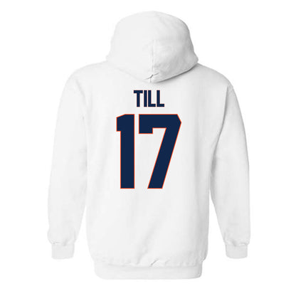 Virginia - NCAA Men's Lacrosse : Macklin Till - Replica Shersey Hooded Sweatshirt