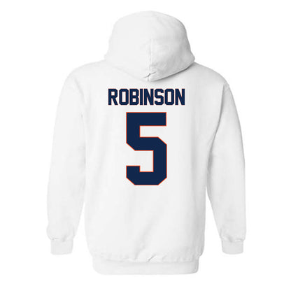 Virginia - NCAA Football : Kamren Robinson - Replica Shersey Hooded Sweatshirt