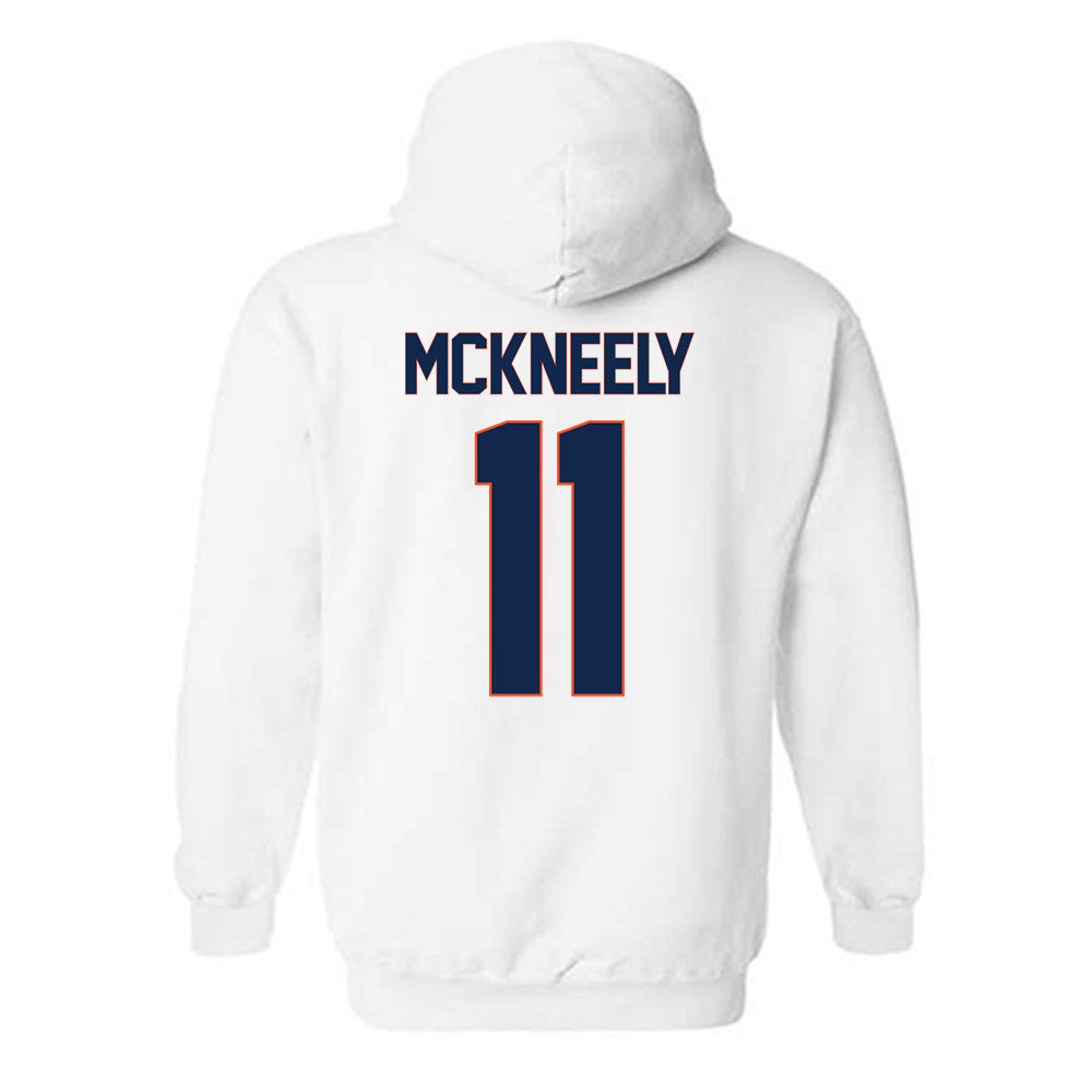 Virginia - NCAA Men's Basketball : Isaac McKneely - Replica Shersey Hooded Sweatshirt
