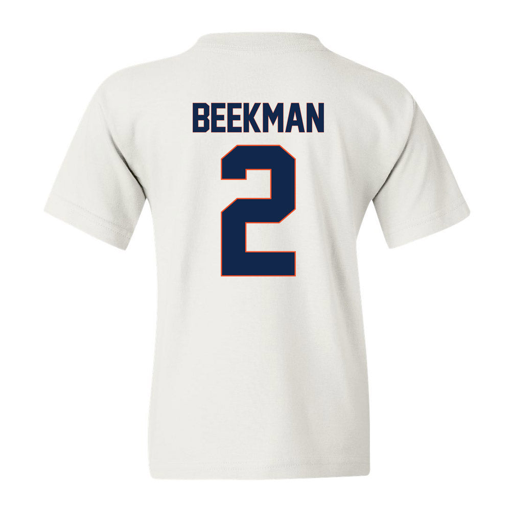 Virginia - NCAA Men's Basketball : Reece Beekman - Replica Shersey Youth T-Shirt