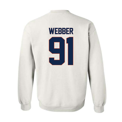 Virginia - NCAA Men's Lacrosse : Cole Webber - Replica Shersey Crewneck Sweatshirt