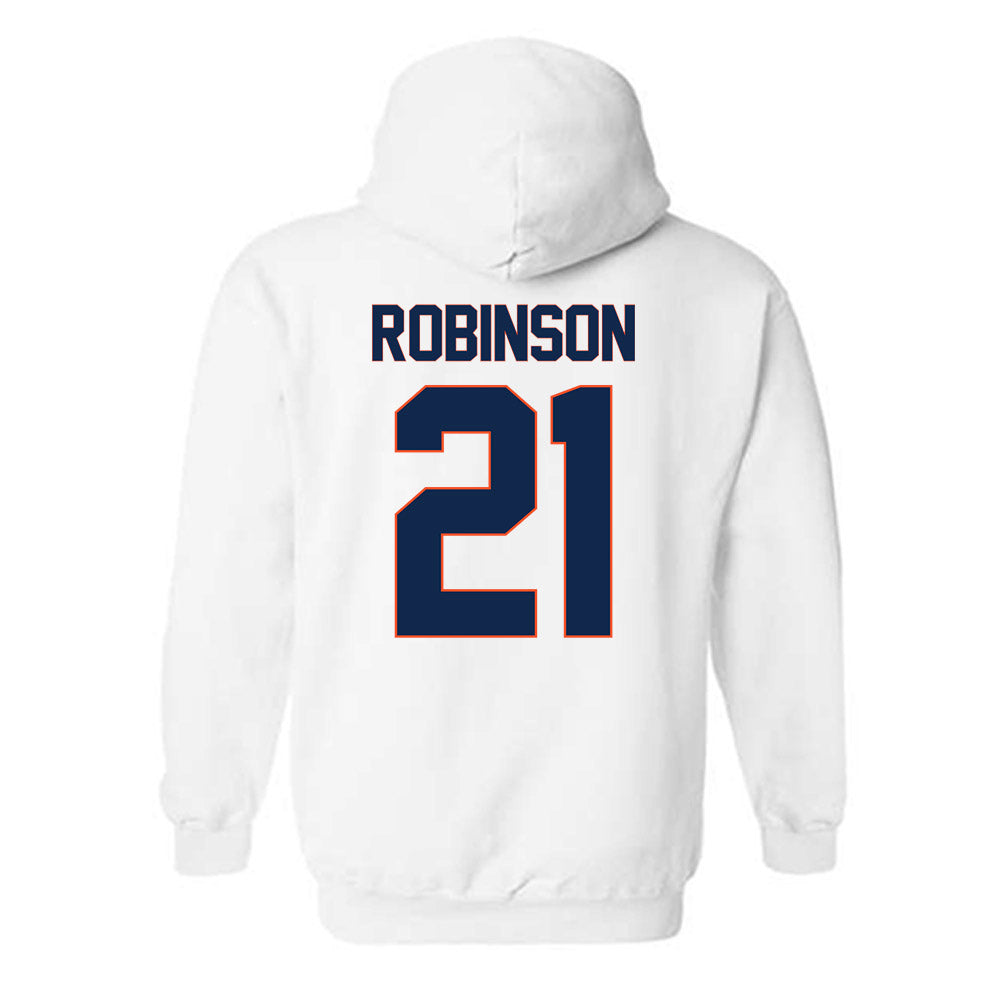 Virginia - NCAA Men's Basketball : Anthony Robinson - Replica Shersey Hooded Sweatshirt