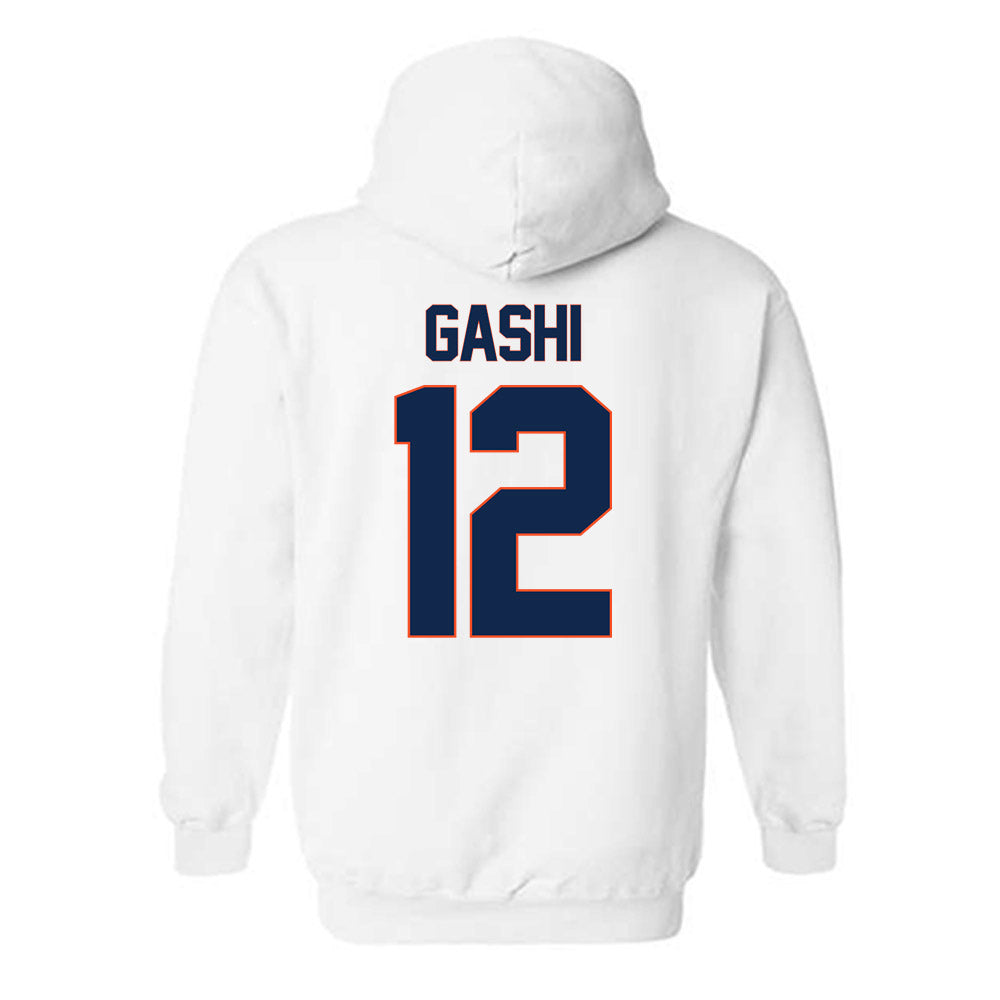 Virginia - NCAA Men's Soccer : Albin Gashi - Replica Shersey Hooded Sweatshirt