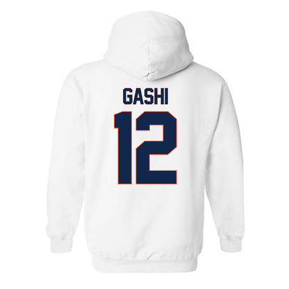 Virginia - NCAA Men's Soccer : Albin Gashi - Replica Shersey Hooded Sweatshirt