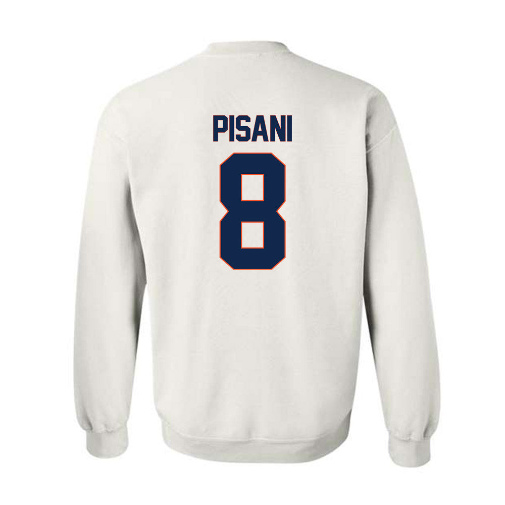 Virginia - NCAA Men's Lacrosse : Luke Pisani - Replica Shersey Crewneck Sweatshirt