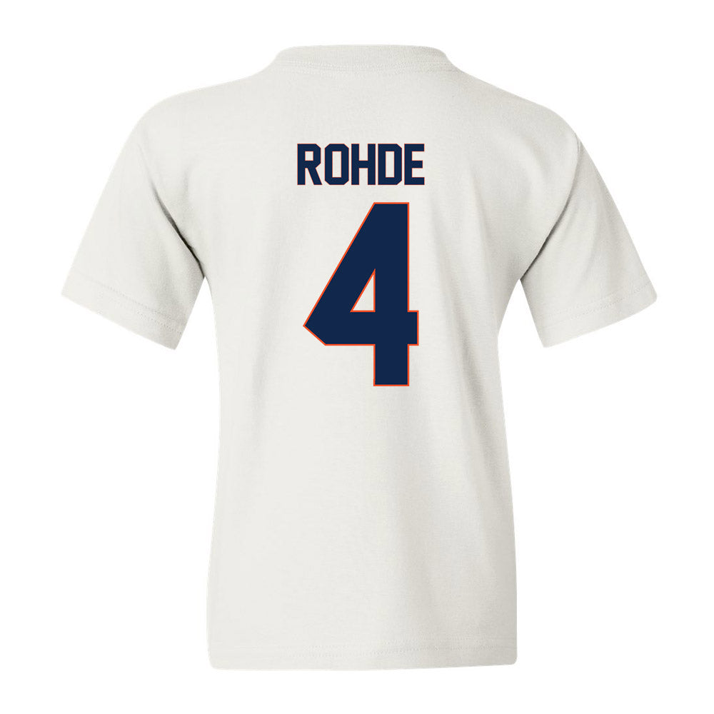 Virginia - NCAA Men's Basketball : Andrew Rohde - Replica Shersey Youth T-Shirt
