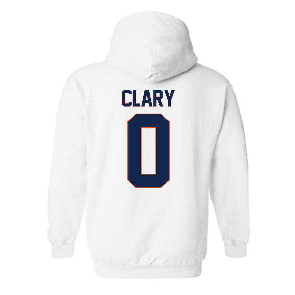 Virginia - NCAA Football : Antonio Clary - Replica Shersey Hooded Sweatshirt