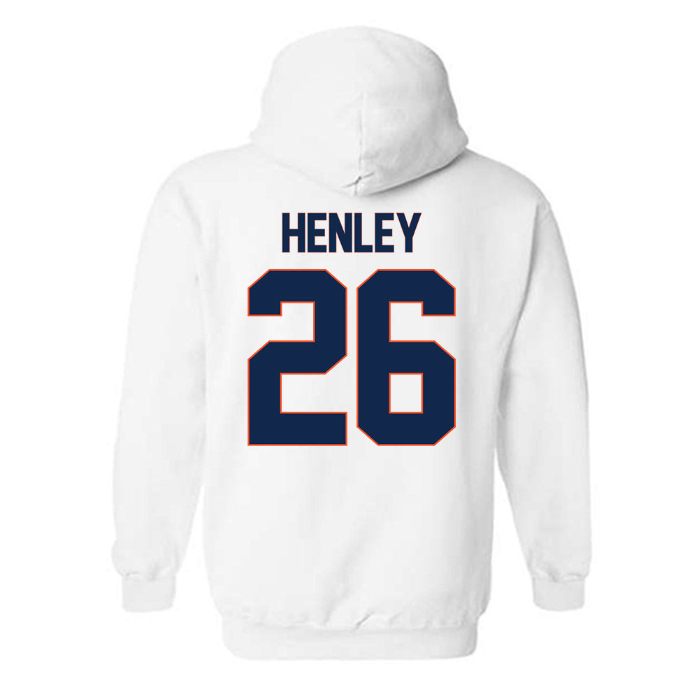 Virginia - NCAA Softball : Savanah Henley - Replica Shersey Hooded Sweatshirt