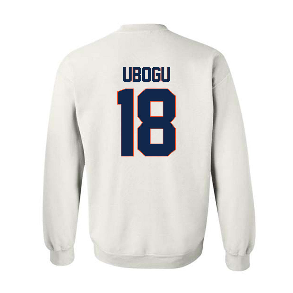 Virginia - NCAA Men's Soccer : Kome Ubogu - Replica Shersey Crewneck Sweatshirt