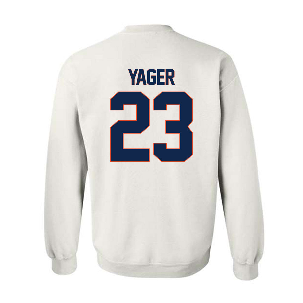 Virginia - NCAA Men's Lacrosse : Chase Yager - Replica Shersey Crewneck Sweatshirt