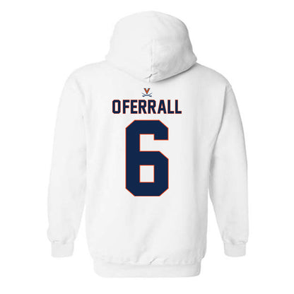 Virginia - NCAA Baseball : Griff O'Ferrall - Replica Shersey Hooded Sweatshirt