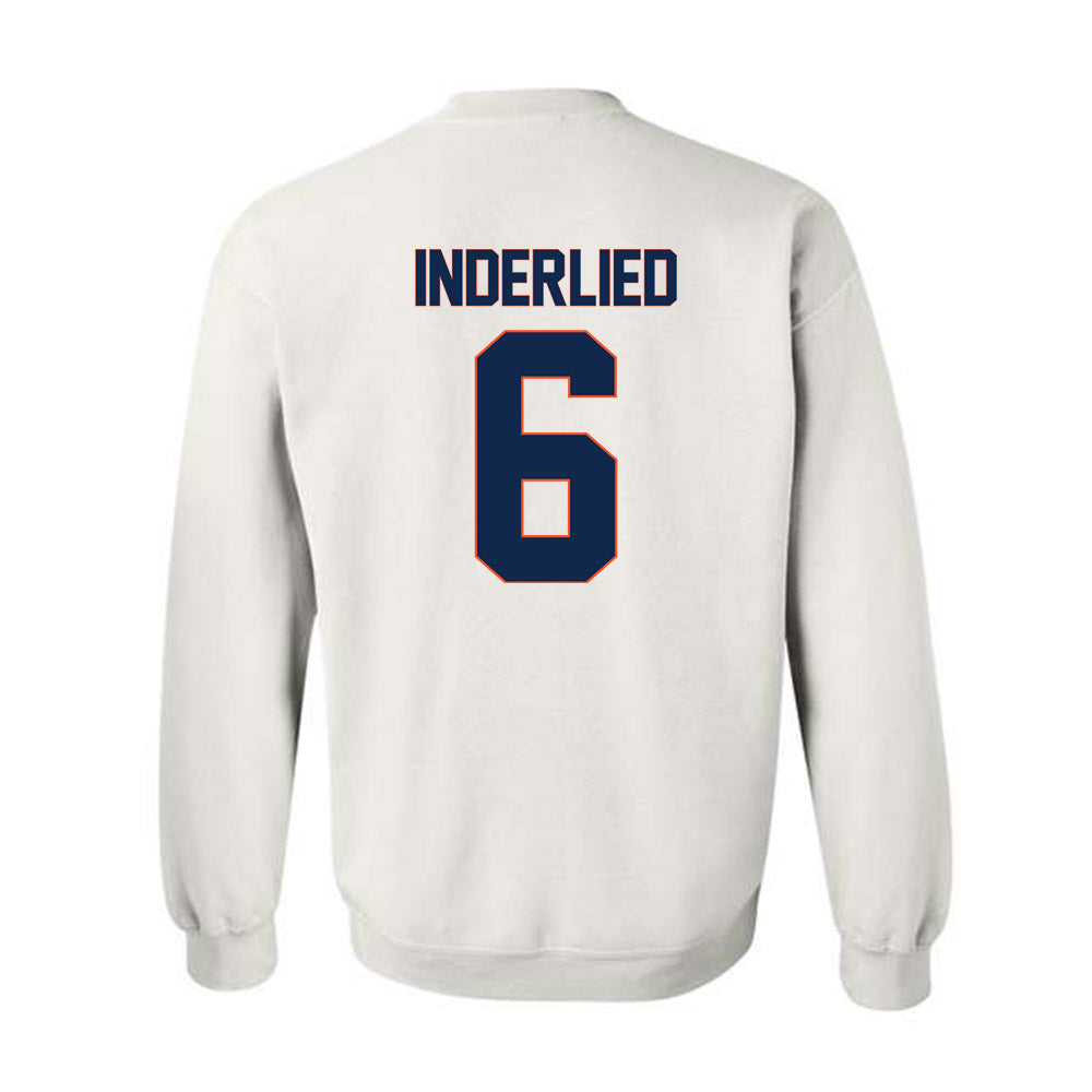 Virginia - NCAA Men's Lacrosse : Will Inderlied - Replica Shersey Crewneck Sweatshirt