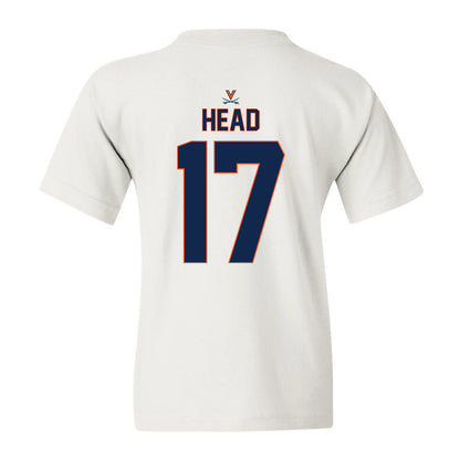 Virginia - NCAA Baseball : Tristan Head - Replica Shersey Youth T-Shirt