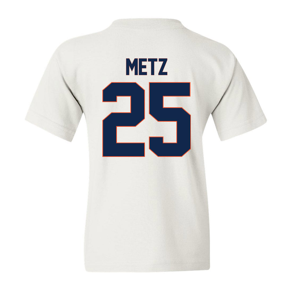 Virginia - NCAA Men's Lacrosse : Henry Metz - Youth T-Shirt Replica Shersey