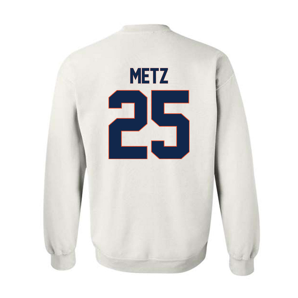 Virginia - NCAA Men's Lacrosse : Henry Metz - Replica Shersey Crewneck Sweatshirt