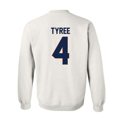 Virginia - NCAA Football : Chris Tyree - Replica Shersey Crewneck Sweatshirt