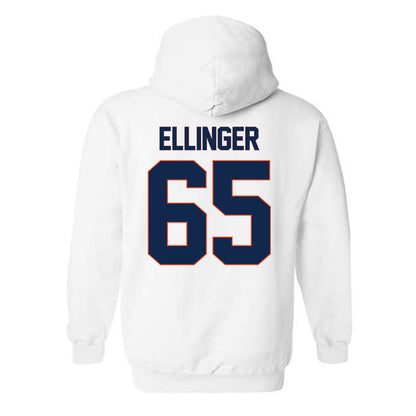 Virginia - NCAA Football : Grant Ellinger - Replica Shersey Hooded Sweatshirt