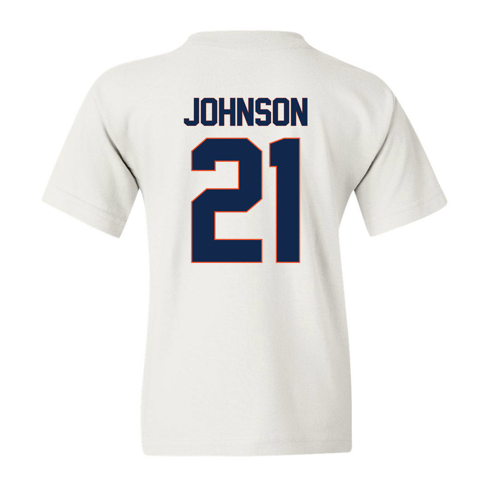 Virginia - NCAA Women's Basketball : Kymora Johnson - Replica Shersey Youth T-Shirt