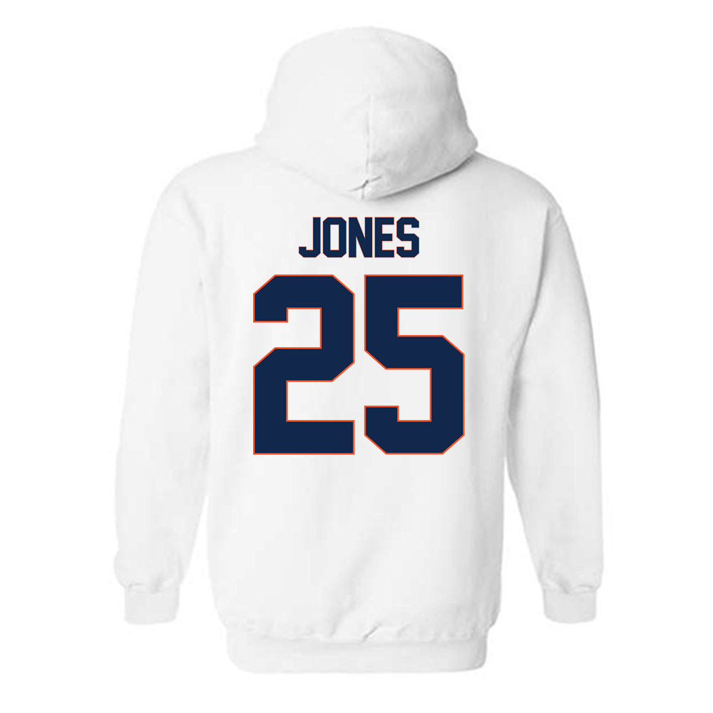 Virginia - NCAA Football : Terell Jones - Replica Shersey Hooded Sweatshirt