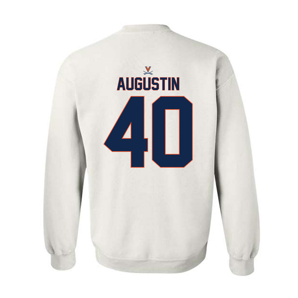 Virginia - NCAA Baseball : Matt Augustin - Replica Shersey Crewneck Sweatshirt